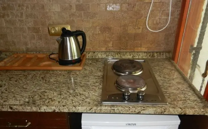 Double Room, Balcony, Small Kitchen