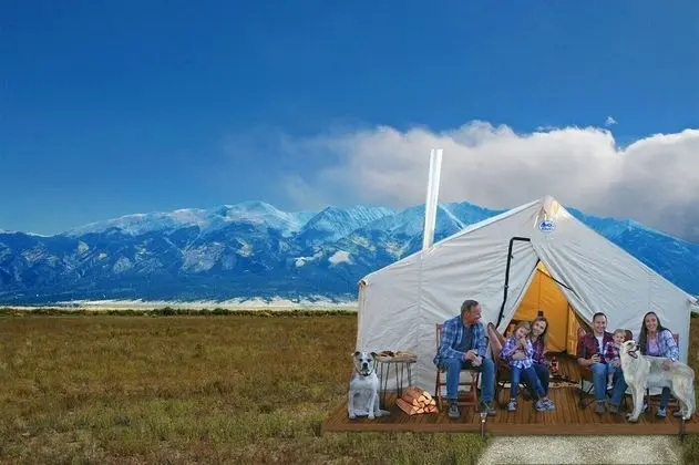 Club Çadır, 2 Çift Kişilik Yatak, Ortak Banyo, Dağ Manzaralı