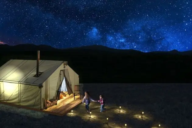 Club Çadır, 2 Çift Kişilik Yatak, Ortak Banyo, Dağ Manzaralı