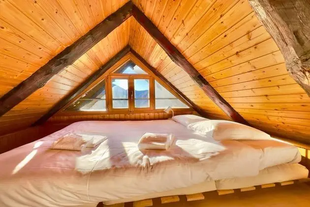 Family Dağ Evi, 2 Çift Kişilik Yatak, Bahçeli (Rustico Caterina)