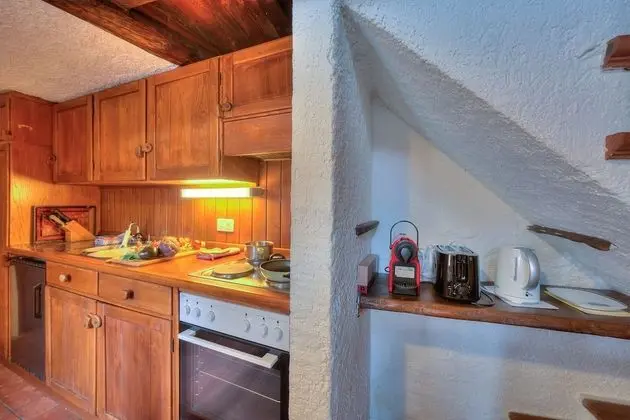 Standard Dağ Evi, 1 Çift Kişilik Yatak (Rustico Romantico Brè)