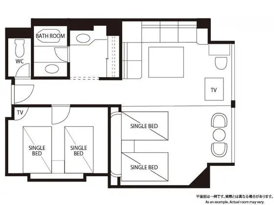 Junior Süit, Sigara İçilmez (for 4 People,North Wing)