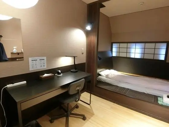Economy Kulübe, Japon Şiltesi, Sigara İçilmez, Ortak Banyo (Tiny TOJI Room, No Daily Cleaning)