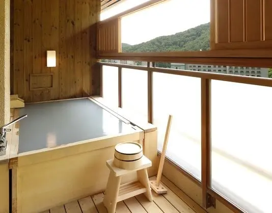 Executive Oda, Sigara İçilmez, Özel Banyo (Open air bath　No Single Use)