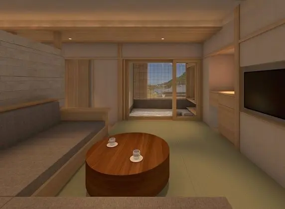 Deluxe Süit, Sigara İçilmez, Dağ Manzaralı (with Semi Open-Air Bath)