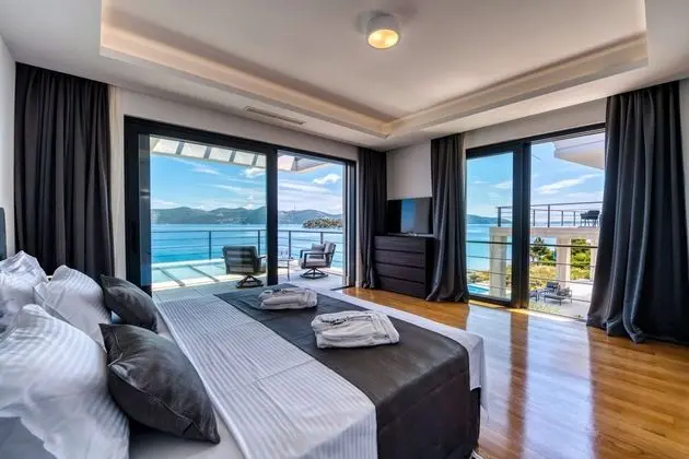Deluxe Villa, 4 Yatak Odası, Kişiye Özel Havuzlu, Deniz Manzaralı