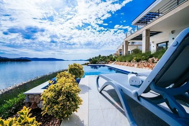 Deluxe Villa, 4 Yatak Odası, Kişiye Özel Havuzlu, Deniz Manzaralı