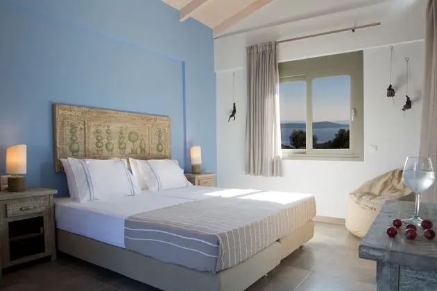 Superior Villa, 3 Yatak Odası, Kişiye Özel Havuzlu, Deniz Manzaralı (Evangelia)