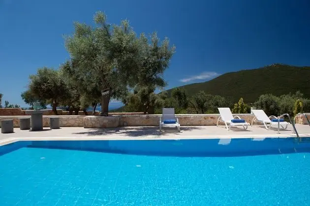 Superior Villa, 3 Yatak Odası, Kişiye Özel Havuzlu, Deniz Manzaralı (Evangelia)