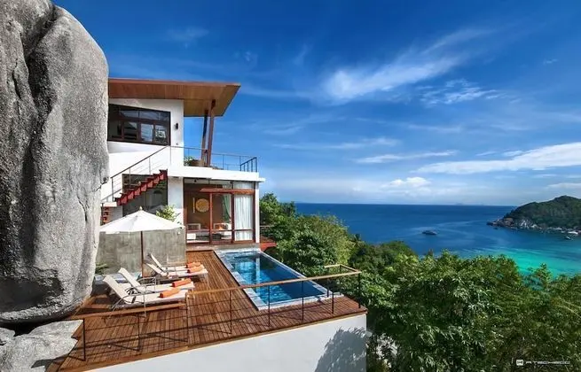 Panoramic Villa, 3 Yatak Odası, Mutfak, Plaj Manzaralı (Eleadora)