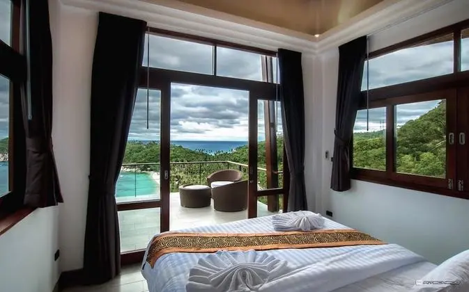 Panoramic Villa, 3 Yatak Odası, Mutfak, Plaj Manzaralı (Eleadora)
