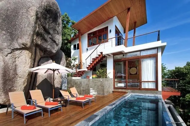 Panoramic Villa, 3 Yatak Odası, Mutfak, Plaj Manzaralı (Eleadora)