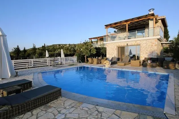 Villa, 1 Yatak Odası, Kişiye Özel Havuzlu, Deniz Manzaralı (Angela)