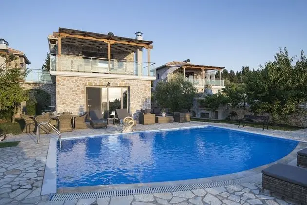 Villa, 1 Yatak Odası, Kişiye Özel Havuzlu, Deniz Manzaralı (Angela)