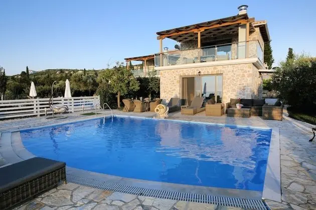 Villa, 1 Yatak Odası, Kişiye Özel Havuzlu, Deniz Manzaralı (Angela)