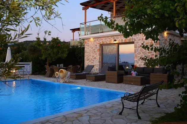 Villa, 1 Yatak Odası, Kişiye Özel Havuzlu, Deniz Manzaralı (Angela)