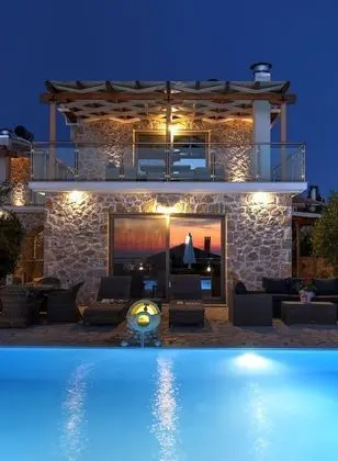 Villa, 1 Yatak Odası, Kişiye Özel Havuzlu, Deniz Manzaralı (Angela)
