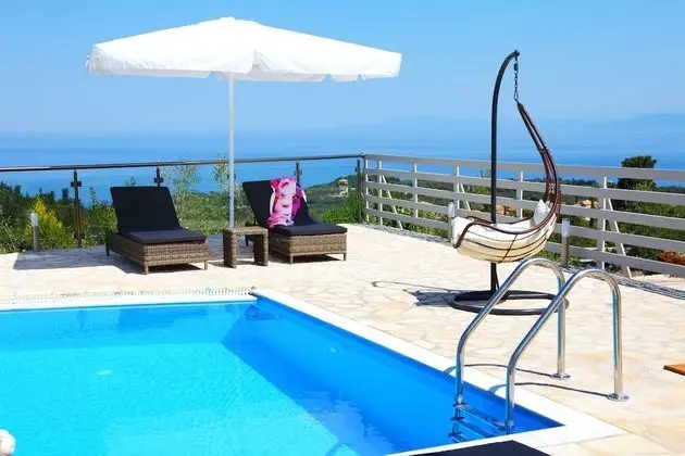 Villa, 1 Yatak Odası, Kişiye Özel Havuzlu, Deniz Manzaralı (Emily)