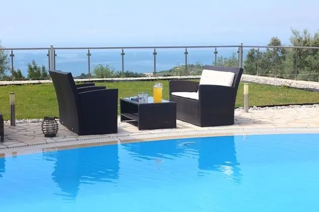 Villa, 1 Yatak Odası, Kişiye Özel Havuzlu, Deniz Manzaralı (Emily)