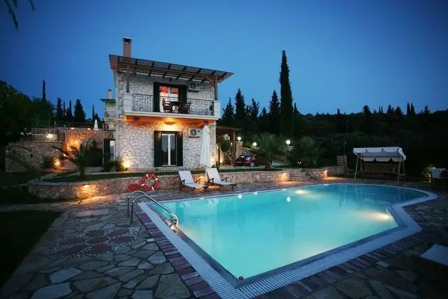 Family Villa, 3 Yatak Odası, Kişiye Özel Havuzlu, Deniz Manzaralı (Thanasis)