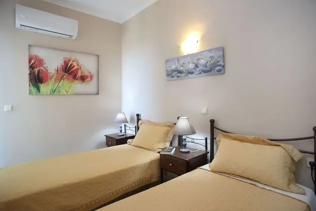 Family Villa, 3 Yatak Odası, Kişiye Özel Havuzlu, Deniz Manzaralı (Thanasis)