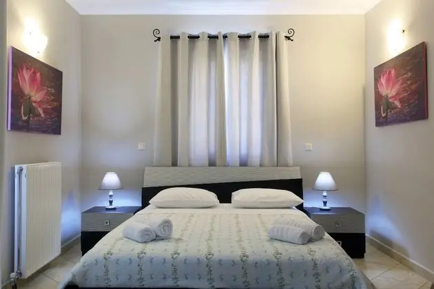 Family Villa, 3 Yatak Odası, Kişiye Özel Havuzlu, Deniz Manzaralı (Thanasis)