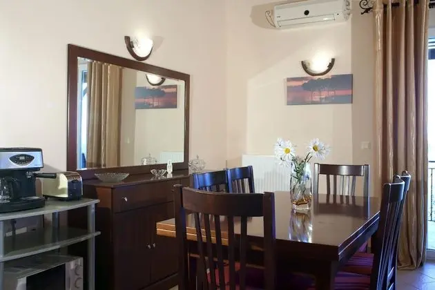 Family Villa, 3 Yatak Odası, Kişiye Özel Havuzlu, Deniz Manzaralı (Thanasis)