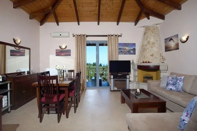 Family Villa, 3 Yatak Odası, Kişiye Özel Havuzlu, Deniz Manzaralı (Thanasis)