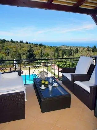 Family Villa, 3 Yatak Odası, Kişiye Özel Havuzlu, Deniz Manzaralı (Thanasis)