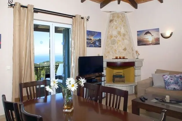 Family Villa, 3 Yatak Odası, Kişiye Özel Havuzlu, Deniz Manzaralı (Thanasis)