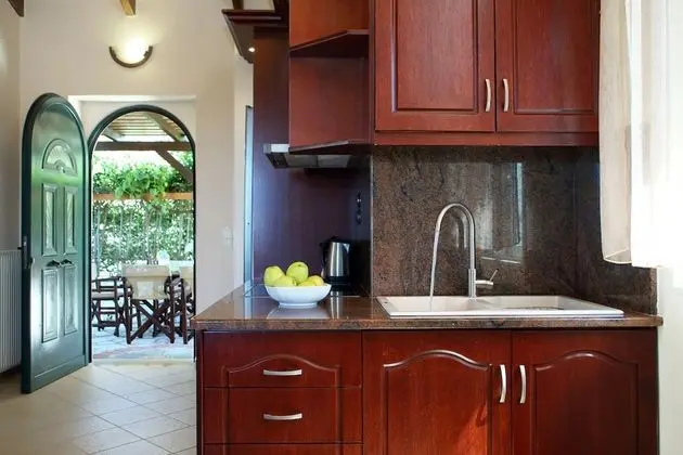 Family Villa, 3 Yatak Odası, Kişiye Özel Havuzlu, Deniz Manzaralı (Thanasis)
