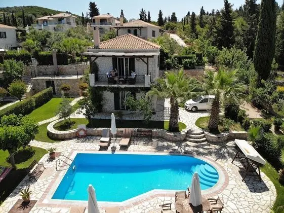 Family Villa, 3 Yatak Odası, Kişiye Özel Havuzlu, Deniz Manzaralı (Thanasis)