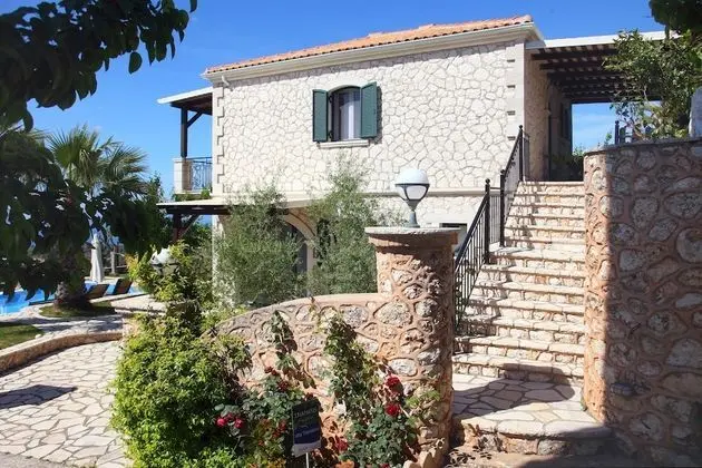 Family Villa, 3 Yatak Odası, Kişiye Özel Havuzlu, Deniz Manzaralı (Thanasis)