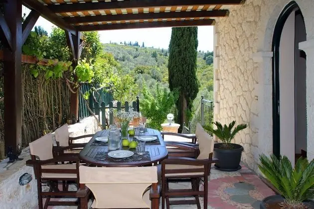 Family Villa, 3 Yatak Odası, Kişiye Özel Havuzlu, Deniz Manzaralı (Thanasis)