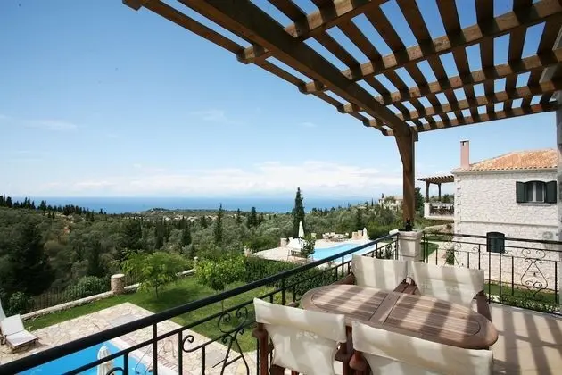 Family Villa, 3 Yatak Odası, Kişiye Özel Havuzlu, Deniz Manzaralı (Thanasis)