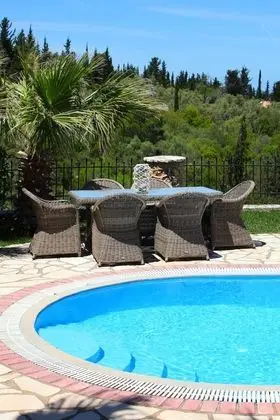 Family Villa, 3 Yatak Odası, Kişiye Özel Havuzlu, Deniz Manzaralı (Thanasis)