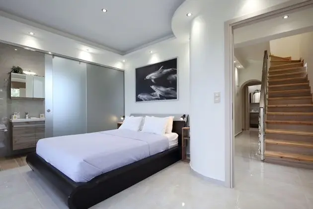 Family Villa, 3 Yatak Odası, Kişiye Özel Havuzlu, Deniz Manzaralı (Thanasis)