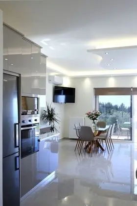 Family Villa, 3 Yatak Odası, Kişiye Özel Havuzlu, Deniz Manzaralı (Thanasis)
