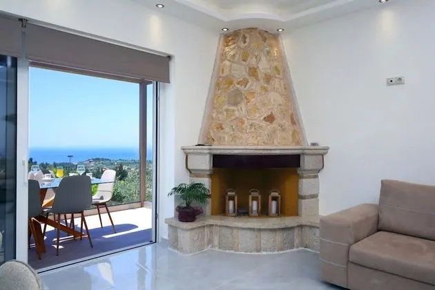 Family Villa, 3 Yatak Odası, Kişiye Özel Havuzlu, Deniz Manzaralı (Thanasis)