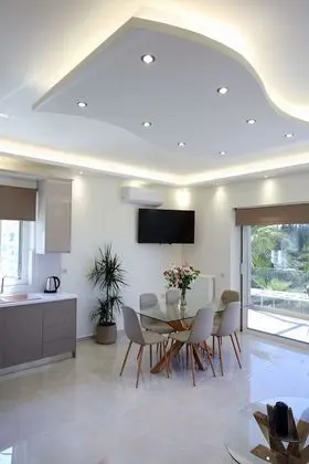 Family Villa, 3 Yatak Odası, Kişiye Özel Havuzlu, Deniz Manzaralı (Thanasis)