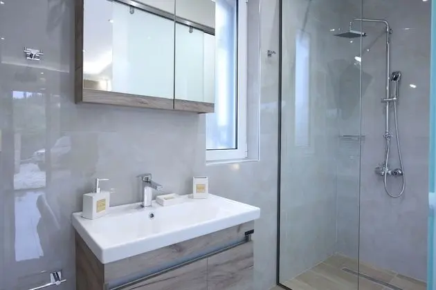 Family Villa, 3 Yatak Odası, Kişiye Özel Havuzlu, Deniz Manzaralı (Thanasis)