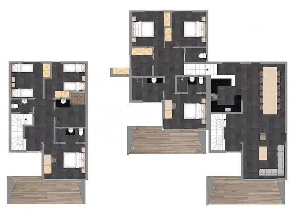 Villa, Birden Çok Yatak