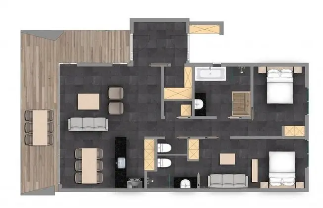 Villa, Birden Çok Yatak, Tepe Manzaralı