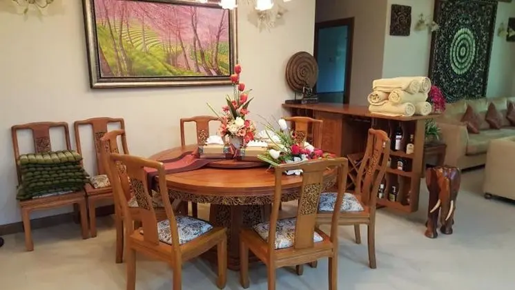 Whole villa using all 3 bedrooms for 6 Adults