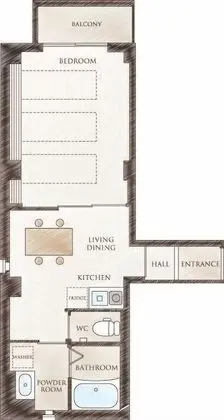 Superior Üç Kişilik Oda, 3 Tek Kişilik Yatak, Balkon