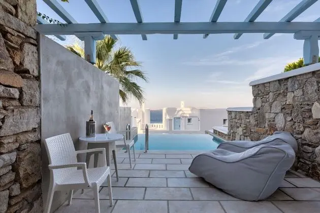 Premium Aegean Room with Private Pool and Garden View