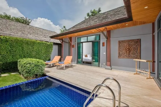 Deluxe Villa, 3 Yatak Odası, Kişiye Özel Havuzlu, Havuz Manzaralı