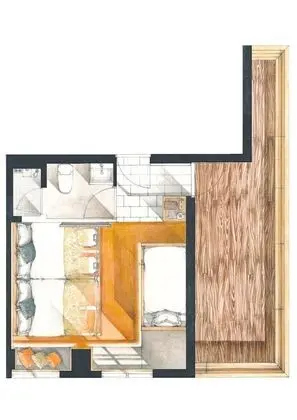 Family Oda, Balkon (4-5 Floor, No Elevator)