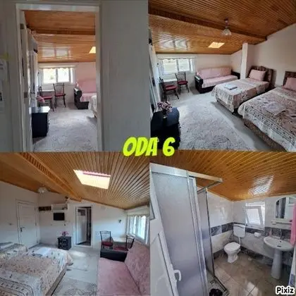 Üç Kişilik Oda, Manzarasız, Cam Tavanlı