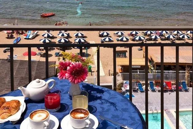 Superior Tek Büyük veya İki Ayrı Yataklı Oda, Balkon, Deniz Manzaralı